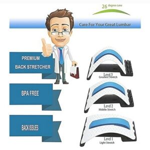 New Back Relax Mate Multi-Level Back Stretcher Massager